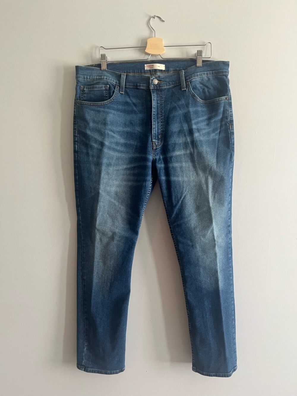 Signature by Levi Strauss Slim Fit Blue Jeans Men Size 38x30